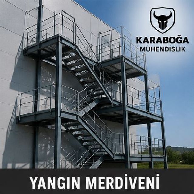 Ataşehir Yangın Merdiveni | İmalat ve Montaj Hizmeti